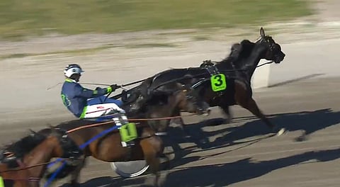 Ringostarr Treb piti ykköshaastaja Racing Mangen varmasti takanaan. Kuva: ATG live