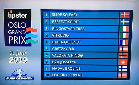 Nadal Broline/Suomi Oslo Grand Prixissä.