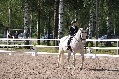 Sanna Koskiluhta ja Liptona III sunnuntaina.