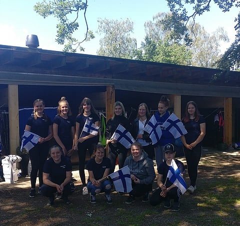 Suomen joukkue sai kotiintuomisiksi mitaleja PM-kilpailusta.