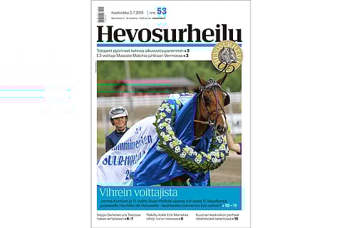 Hachiko de Veluwe juoksi viisivuotiaana Suur-Hollola-ajon sankariksi. Kannen kuva: Roosa Lindholm.