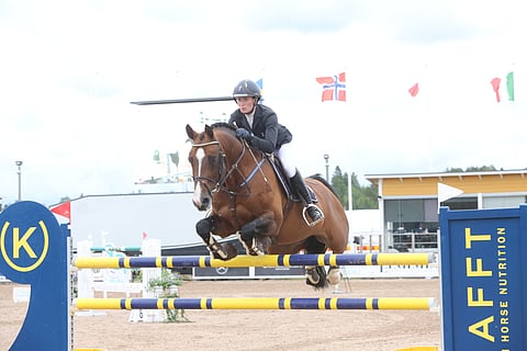 Granroth ja Leopoldo Ainon nations cupissa heinäkuussa.