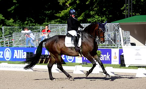 Pia Reitti ja Supremo.