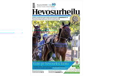 Mascate Match kiihdyttää kriteriumin finaaliin radalta yksi. Kannen kuva: Anu Leppänen.