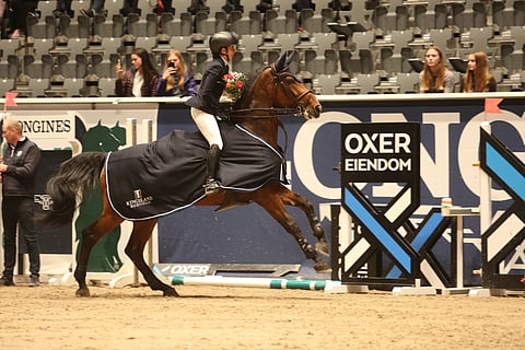 Noora Forstén ja hurja tamma Con Caya.