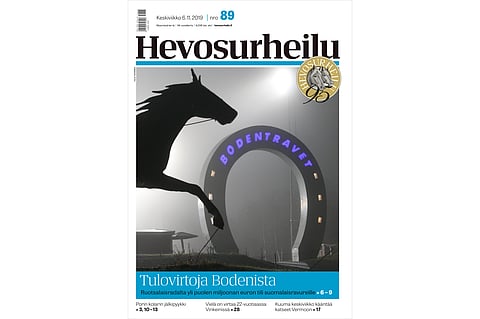 Boden on suomalaisille tärkeä ravirata. Kannen kuva: Ville Toivonen