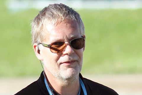 Matti Syrjä kuvattuna Kuopion kuninkuusravien turvallisuuspäällikkönä. Kuva: Elina Syrjä