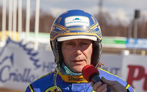 Tapani Salojensaarella on tallissaan Seinäjoella kymmenkunta hevosta.