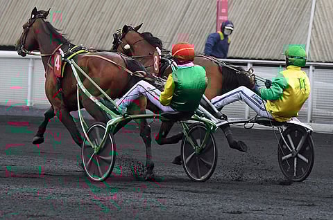 Davidson du Pont pitää Face Time Bourbonin takanaan. Kuva: Gerard Forni.