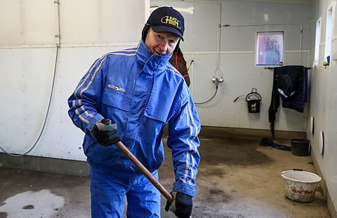 Ikä ei paina työskentelemään tottunutta Pekka Korpea.