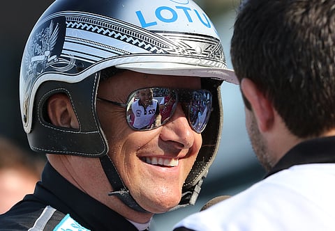 Robert Bergh voitti Solvallan 4-vuotislähdöt. Kuva: Jarno Unkuri