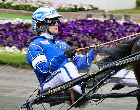 Erik Adielsson voitti V75 Champions -kisan. Kuva: Anu Leppänen