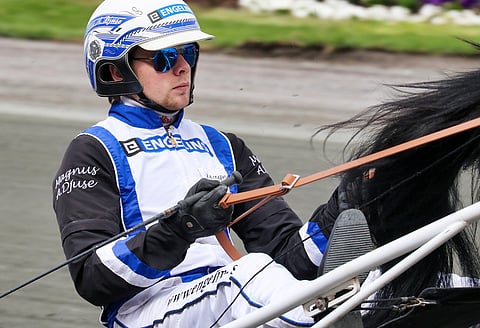 Magnus A Djuse ajoi Snowstorm Hanoverin Elitloppetiin.