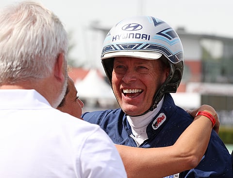 Frode Hamre ajaa Bjerkessä.