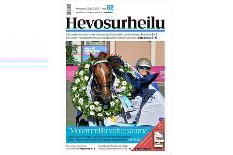 Moni Viking voitti viimeksi Harper Hanoverin, jatkuuko tahti Kymi GP:ssä? Kannen kuva: Anu Leppänen.