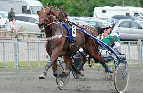 Martti Pellikka sai viimeisillä metreillä jo nautiskella voitosta.
