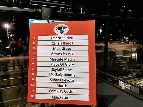 Derbyn lähtöradat valittiin karsintojen jälkeen.