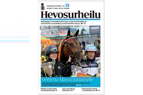 Hanna Rakkolainen, Mascate Match ja Pekka Korpi olivat derbyn sankareita. Kannen kuva: Anu Leppänen