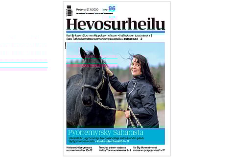 Petra Huhti on Kuukauden henkilö. Kannen kuva: Anu Leppänen