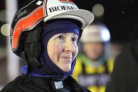 Mari Kolkkinen omistaa ja valmentaa Callela Socratesta.