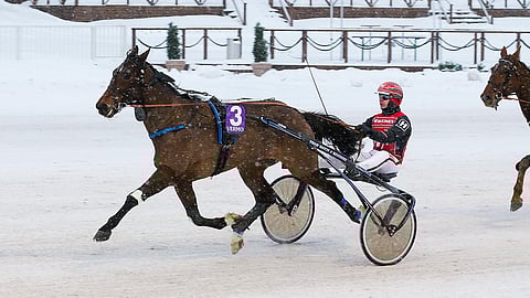 Again Kronos menestyi Matti Mäkisen tallista Suomessa hyvin kengät jalassa, mutta Ruotsissa se on juossut Jonna Irriltä toistaiseksi vain ilman etukenkiä. Kenkäpakko aiheuttaa siksi pienen kysymysmerkin.