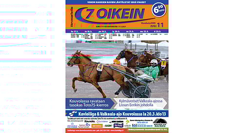 7 oikein -lehti on ravikaverisi keskiviikosta tiistaihin