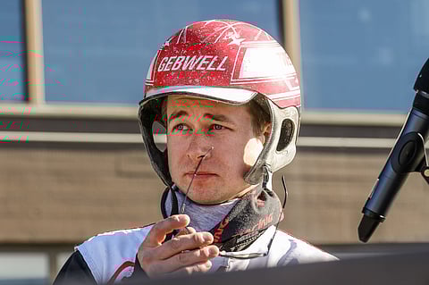 Iikka Nurmonen ohjastaa Juha Kortekallion valmentamaa Ukkoherraa Toto65-pelin avauskohteessa.