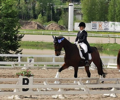 Annaleena Helin ja Richter ovat kulkeneet pitkän matkan yhdessä. Ratsukko nappasi Kangasalla voiton vaativa a:ssa prosentein 65.261. prosentein