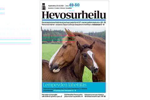 Kuukauden hevonen ei tee urotekojaan kilparadalla - juhannuksen kaksoisnumero ilmestynyt