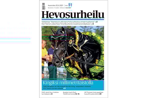 Odd Herakles kruunattiin Nordic Kingiksi Härmässä. Kannen kuva: Roosa Lindholm.
