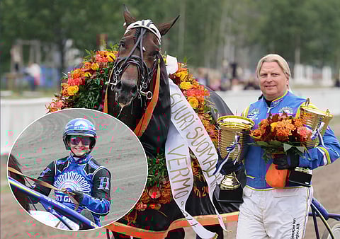 Vermon raviradan johto toivotti Henna Halmeen ja Veijo Heiskasen tervetulleiksi Vermoon torstaiaamupäivän tiedotustilaisuudessa.