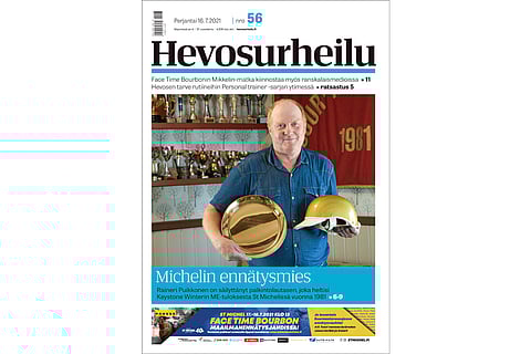 Raineri Puikkonen esitellään Hevosurheilun Kuukauden henkilönä. Kannen kuva: Anu Leppänen