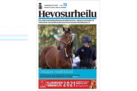 Bar Hoppingin tytär Bluehill's Ghost nousi huutokaupan kalleimpien joukkoon. Kannen kuva: Emilia Lehtonen