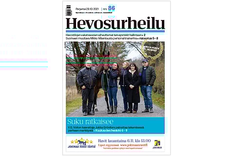 Jukka Grönfors saa voimaa perheestään. Kannen kuva: Anu Leppänen