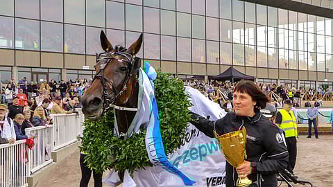 Ranch Kelly ja Anne Luttinen Vermon SM:ssä vuonna 2018.