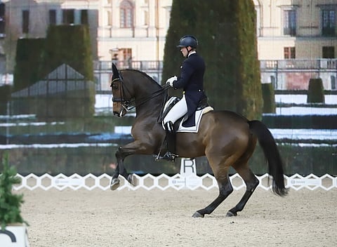 Piruetti on yksi Maria Collianderin lempiliikkeitä. Esittämässä Henri Ruoste ja Kontestro.