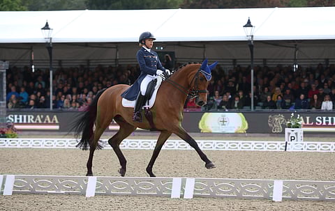 Niina Nilosaari ja KOM Ragdoll vuonna 2019 Windsorissa.