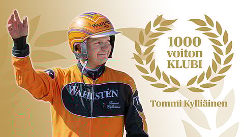 Tommi Kylliäinen on 61. suomalaiskuski, joka saavuttaa nelinumeroisen voittomäärän.