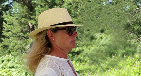 Mikaela Fabricius-Bjerre oli viime kesänä luotsaamassa valmennettaviaan Ypäjän PM-kisoissa.