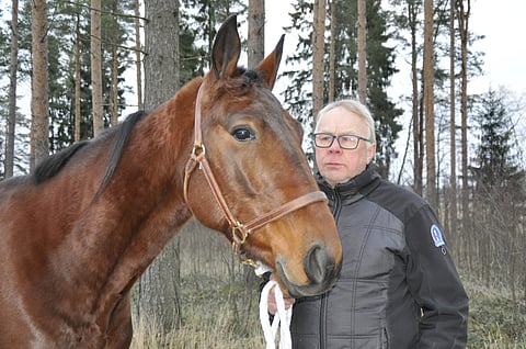 Arkistokuvassa Cankus Xportia esittävän Rainer Björkrothin ranksalaisori Goncourt Dairpert pääsi podiumille Seinäjoella.