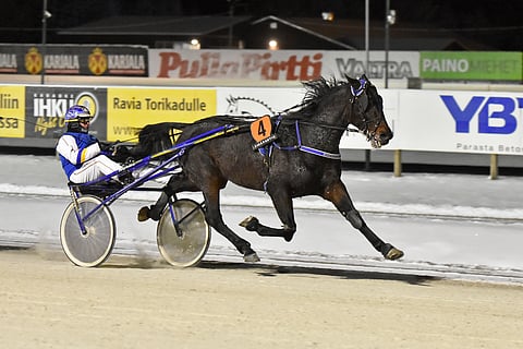 Janne Lukkari ajoi Whogonow'n viimeksi voittoon marraskuun lopulla Oulussa.