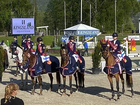 Suomen lasten joukkue teki upeaa työtä Norjassa joukkuekilpailussa.