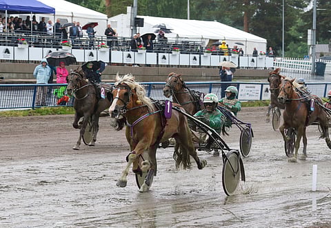 Kujanpään Jyräys suoritti mainiosti Kouvolan vesisateessa, mutta parhaimmillaan se on lämpimällä kelillä.