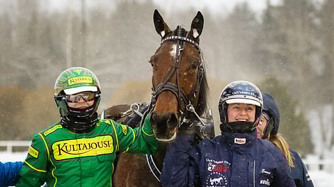 Emma Väreen valmentama Cameron Wake voitti alkuvuodesta Jukka Torvisen ajamana Vermossa.