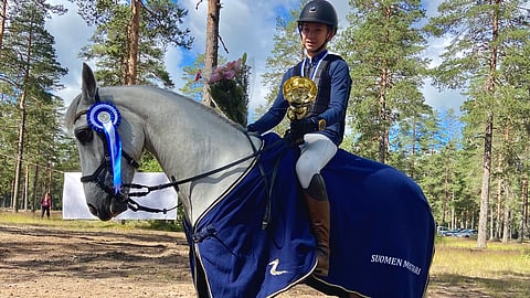 Sakari Tuukkanen ja Aille Las Vegas aloittivat kansallisen uran vahvasti: SM-kullalla.