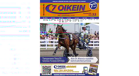 Tämän viikon 7 oikein -lehti on 68-sivuinen.