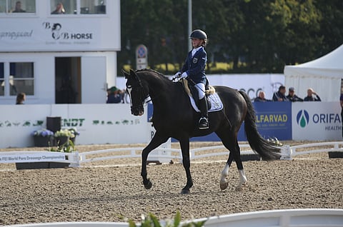Jessica Kerttunen ja Westside tekivät harmonisen suorituksen MM-radalla.