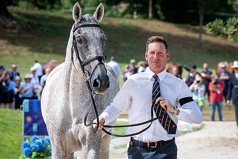 Englannin Oliver Townend ja Ballaghmor Class ovat valmiina kilpailuun.