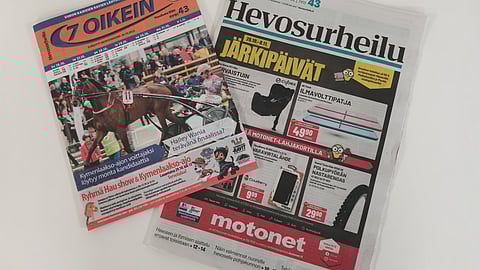 Hevosurheilun ja 7 oikein -lehden jakelussa viivettä Salon seudulla