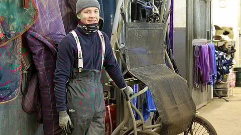 Tuukka Varis työasussaan viime viikolla.